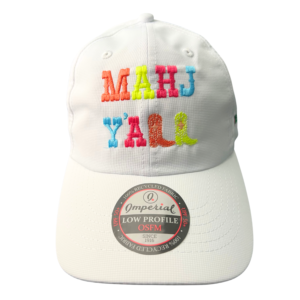 Mahj Y'all Hat | BRIGHT WHITE