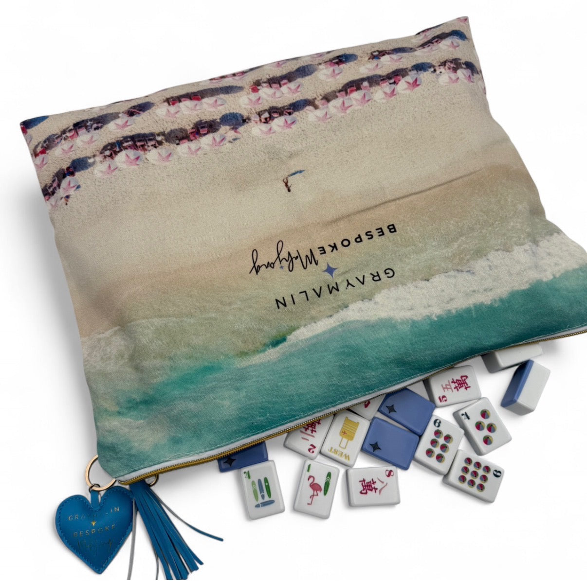 Gilt X Coastal Blue Tile Bag – XL Mega Size