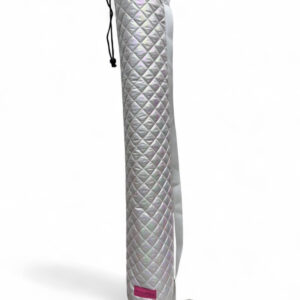 Patch Perfect Quilted Sling Bag - Iridescent White