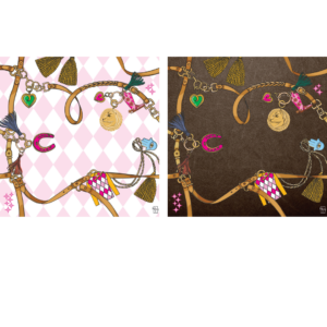 DOUBLE-SIDED MAT | Double the Fun/Heritage Horse MAT - HARLEQUIN