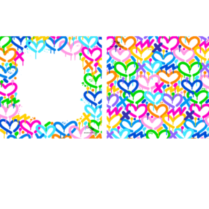 DOUBLE-SIDED MAT | Double the Fun/Gilt x Color Crush – ELECTRIC LOVE MAT