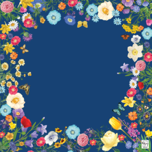 SAPPHIRE BLUE GARDEN MAT