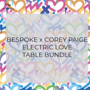SPECIAL ORDER – GILT x Color Crush ELECTRIC LOVE – Black Base / 4-Leg Traditional