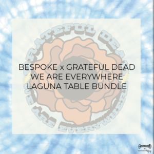 SPECIAL ORDER – THE LAGUNA TABLE – Collector’s Edit – WE ARE EVERYWHERE – Black Base / Pedestal Folding