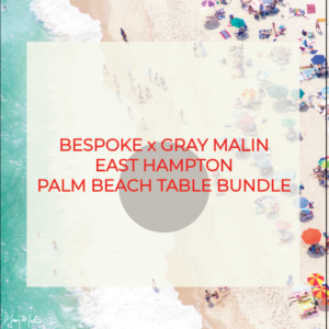 SPECIAL ORDER – Gilt X Coastal Blue Palm Beach All Acrylic Coastal Blue Bundle – East Hampton