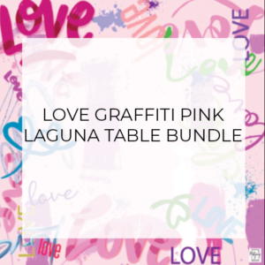 COMING SOON - LOVE GRAFFITI PINK - White Base