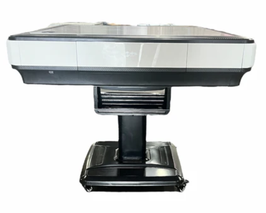 SPECIAL ORDER – THE LAGUNA TABLE – Collector’s Edit – TIE DYE DREAM – White Base / 4-Leg Traditional - Image 3