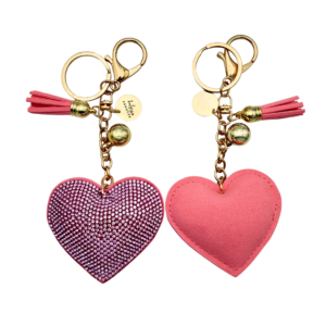 Heart Charm - Light Pink
