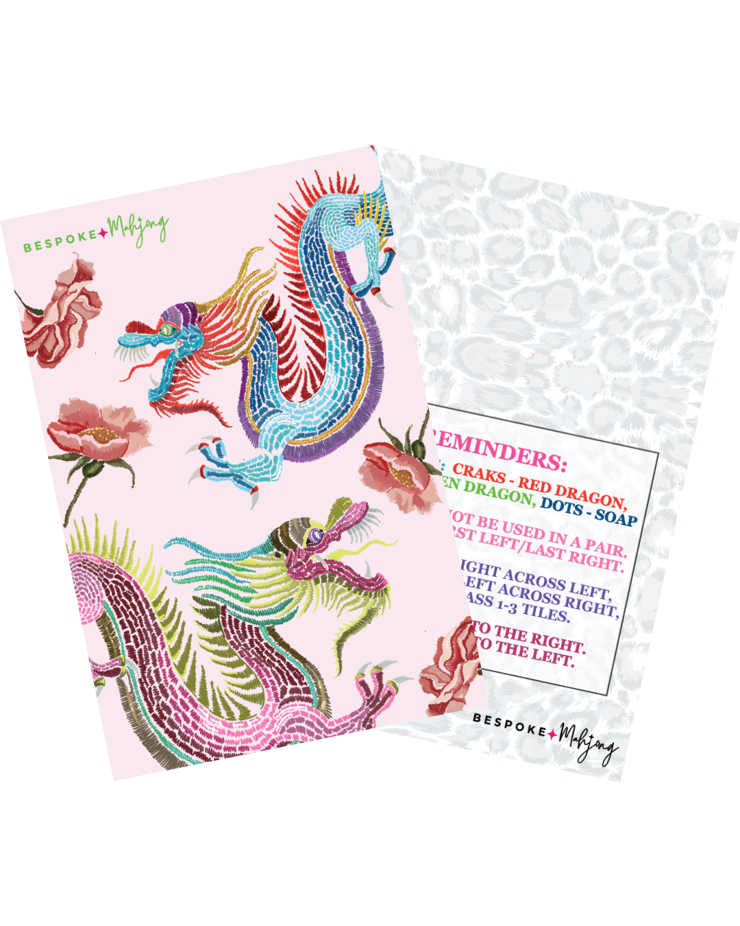 Year of the Dragon - Tile Shufflers in Petal Pink