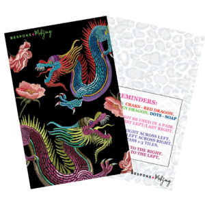 Year of the Dragon  - Tile Shufflers in Midnight Black