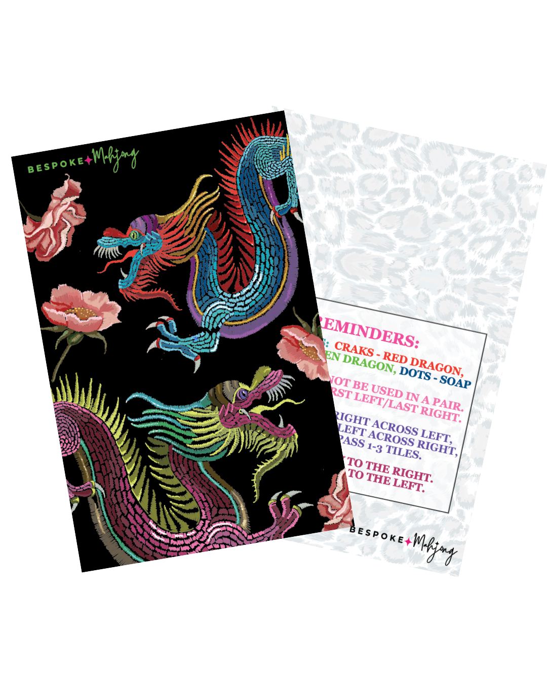 Year of the Dragon - Tile Shufflers in Midnight Black
